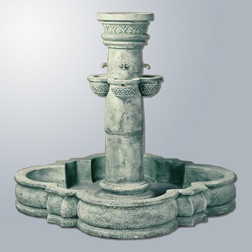 Elegant Del Moro Outdoor Water Fountain for a Tranquil Garden Ambiance