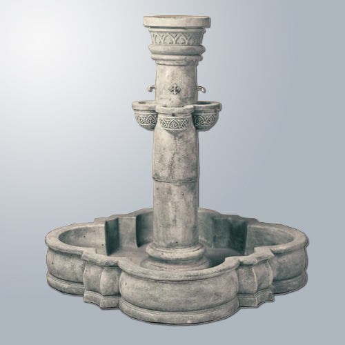 Elegant Del Moro Outdoor Water Fountain for a Tranquil Garden Ambiance