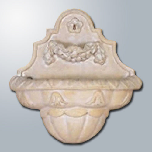 Elegant Della Robbia Wall Fountain for Timeless Charm