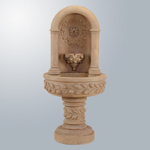 Elegante Wandbrunnen mit Zitrone aus Deruta