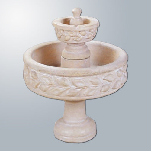 Elegante Zweistufige Deruta-Brunnen