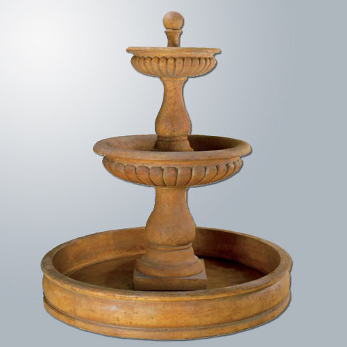Elegant Dorica Tiered Outdoor Water Fountain for Serene Spaces