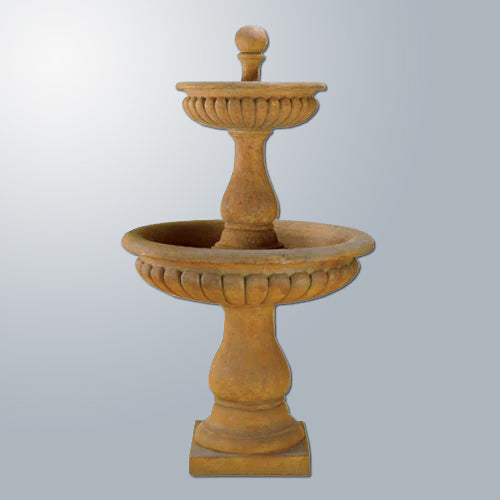Elegant Dorica Two-Tier Outdoor Water Fountain for Your Garden Oasis