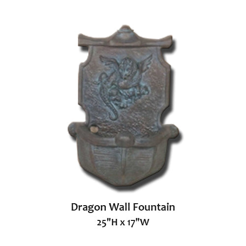 Majestic Dragon Wall Fountain