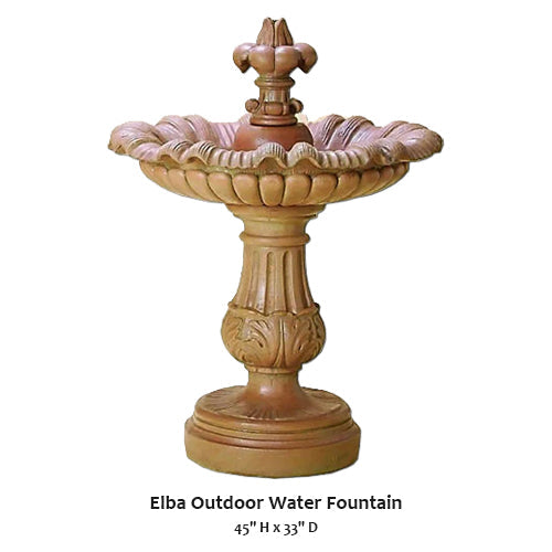 Elegante Fuente de Agua Exterior Elba