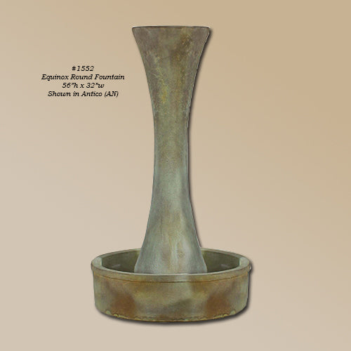 Elegant Equinox Round Fountain for Serene Outdoor Spaces