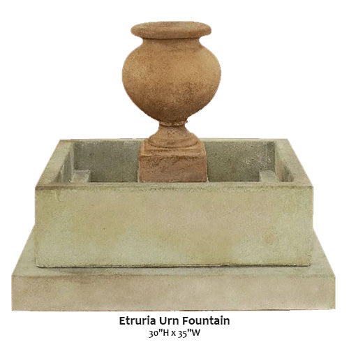 Elegant Etruria Urn Fountain for Stunning Outdoor Spaces