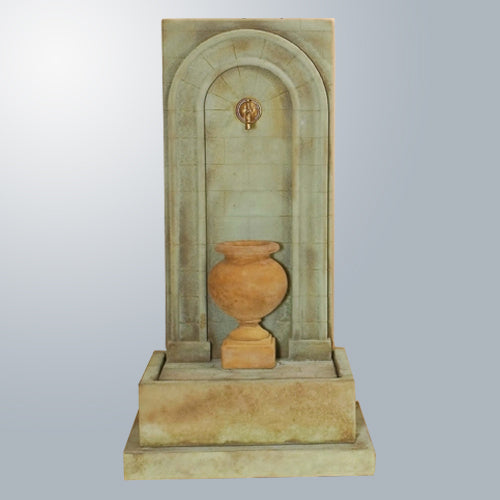 Elegant Etruria Wall Fountain with Stunning Spout
