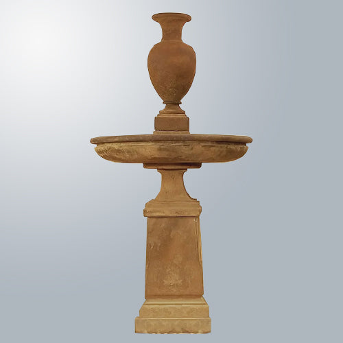 Elegant Etruscan-Inspired Tall Fountain