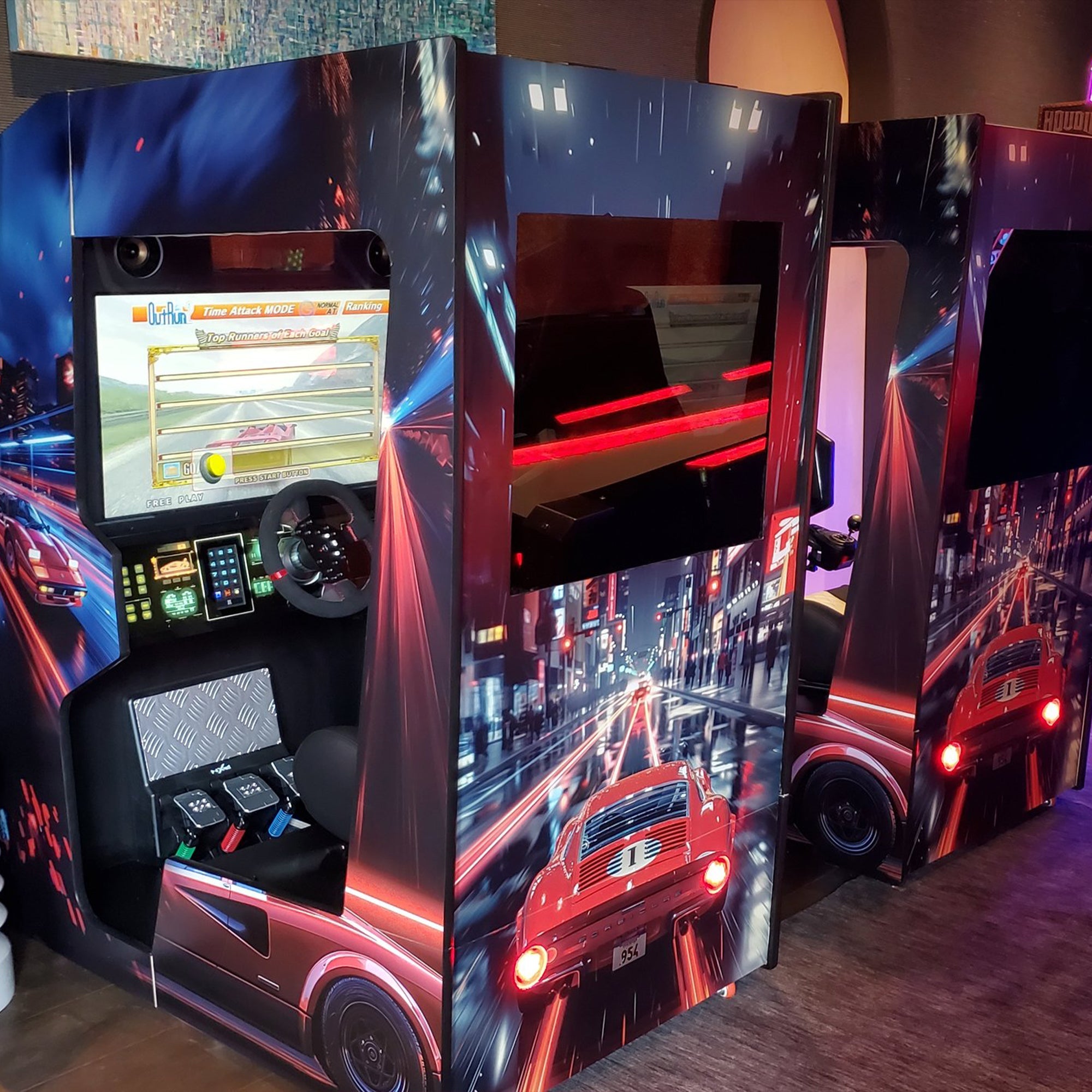Creative Arcades Extreme Racing Arcade Machine | 200 Classic Racing Games | Wifi Compatible