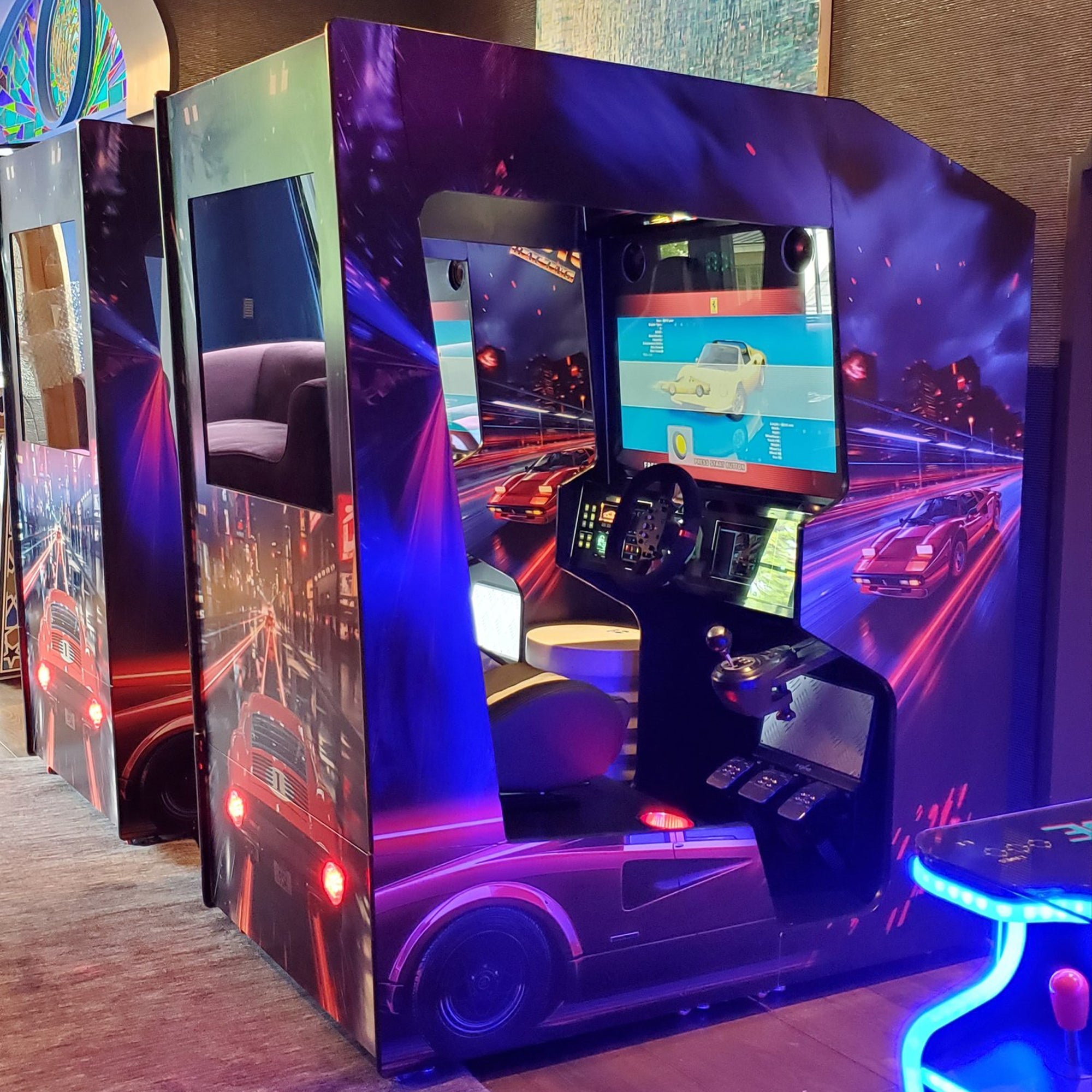 Creative Arcades Extreme Racing Arcade Machine | 200 Classic Racing Games | Wifi Compatible