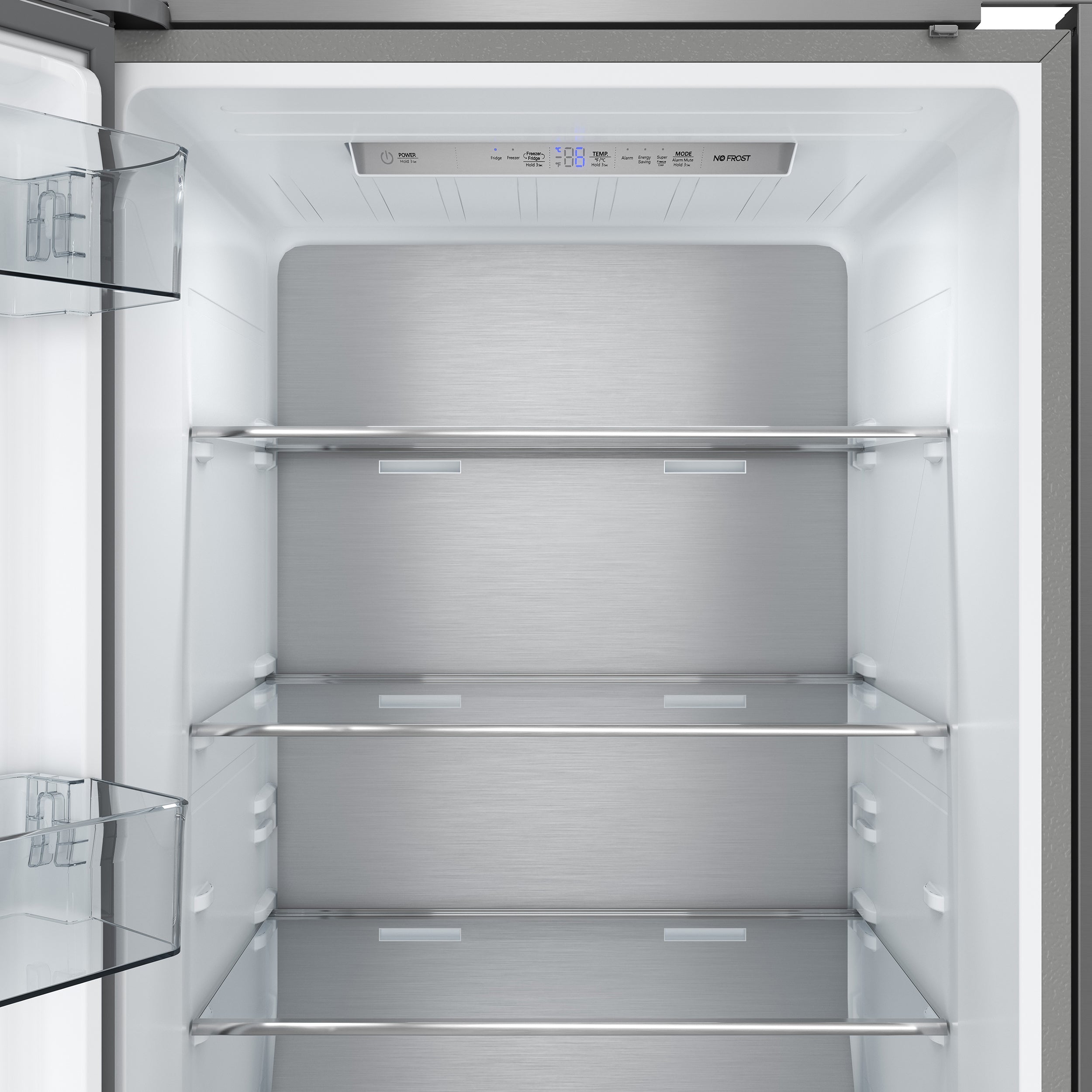 Forno Maderno 28" Built-In Convertible Refrigerator, 13.6 cu.ft. Left Swing with Decorative Grill - 32" Wide