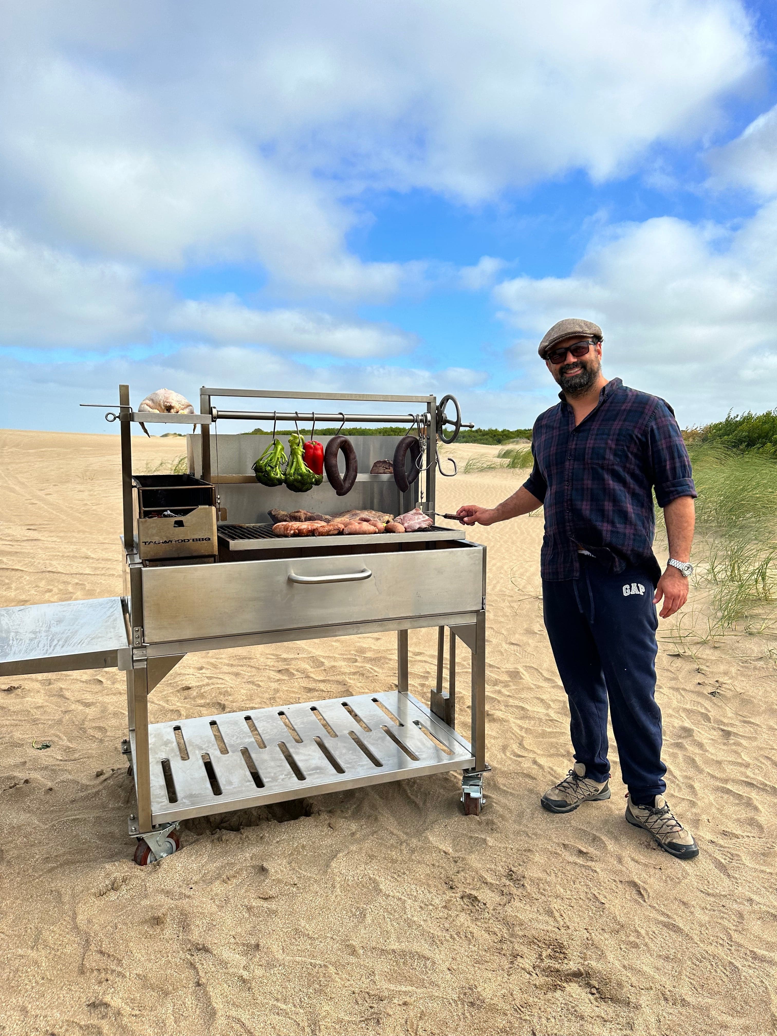 Tagwood BBQ XL Argentine Santa Maria Wood Fire & Charcoal Gaucho Grill | BBQ23SS -