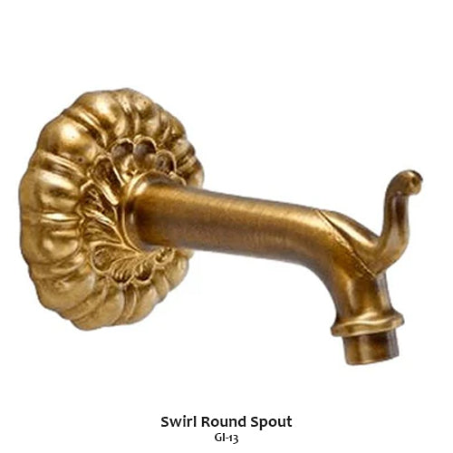 Elegant Belair Outdoor Wall Water Fountain with Spout