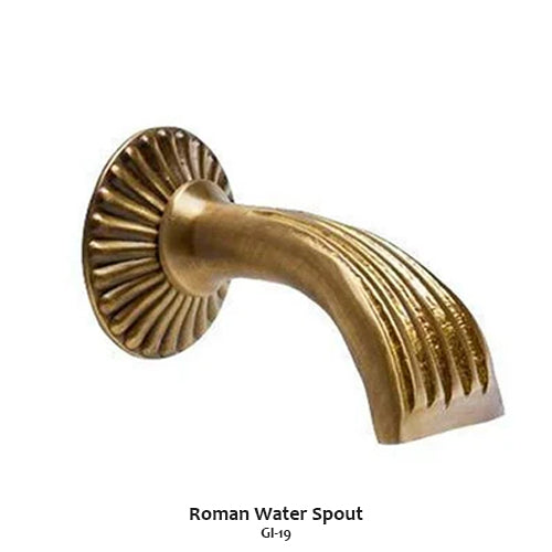 Elegant Acqua Pia Wall Outdoor Water Fountain with Spout