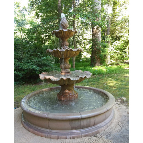 Garda Stunning Three-Tier Pond Fountain for Elegant Outdoor Spaces