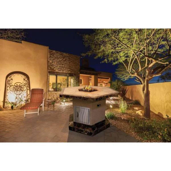 Cal Flame Outdoor 61-Inch Hexagon Fire Pit