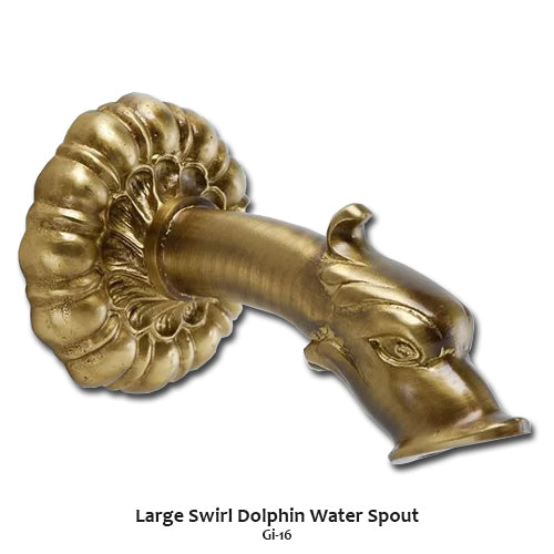 Elegant Porta Romana Outdoor Wall Fountain with Spout Design
