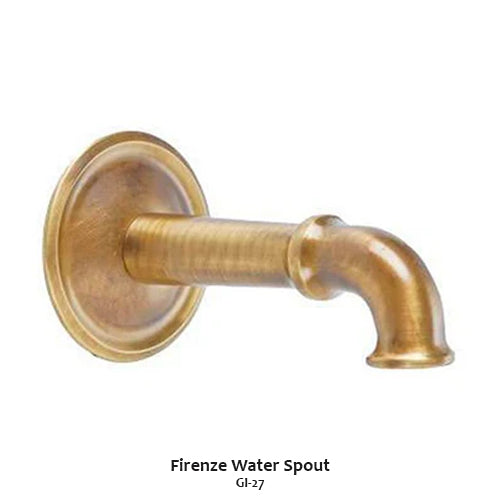 Elegant Tall Anduze Wall Fountain with Spout
