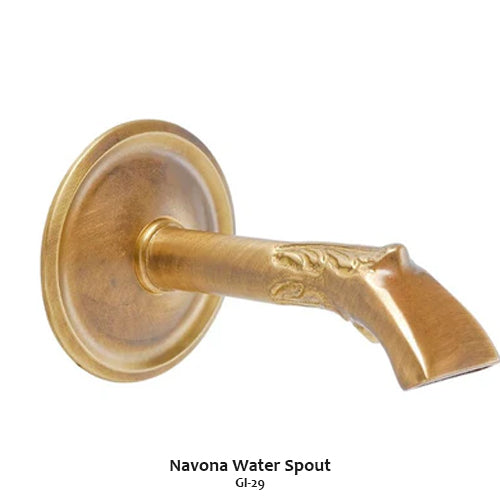Charming Short Anduze Wall Fountain with Spout