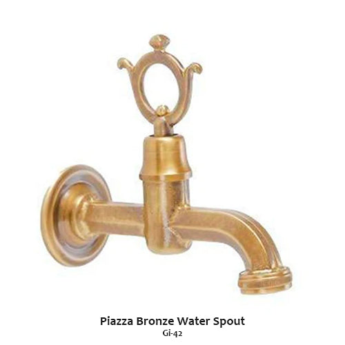Elegant Pila Wall Fountain with Spout