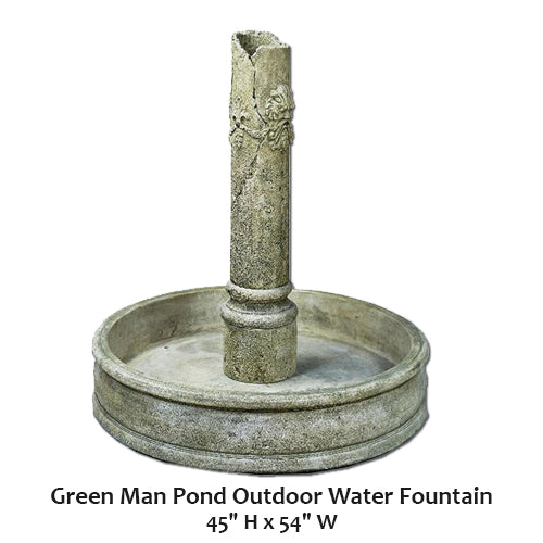 Enchanting Green Man Outdoor Water Fountain for Your Garden