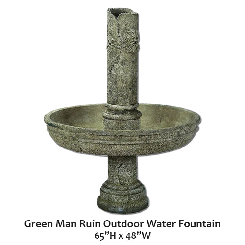 Enchanting Green Man Outdoor Water Fountain for Serene Spaces