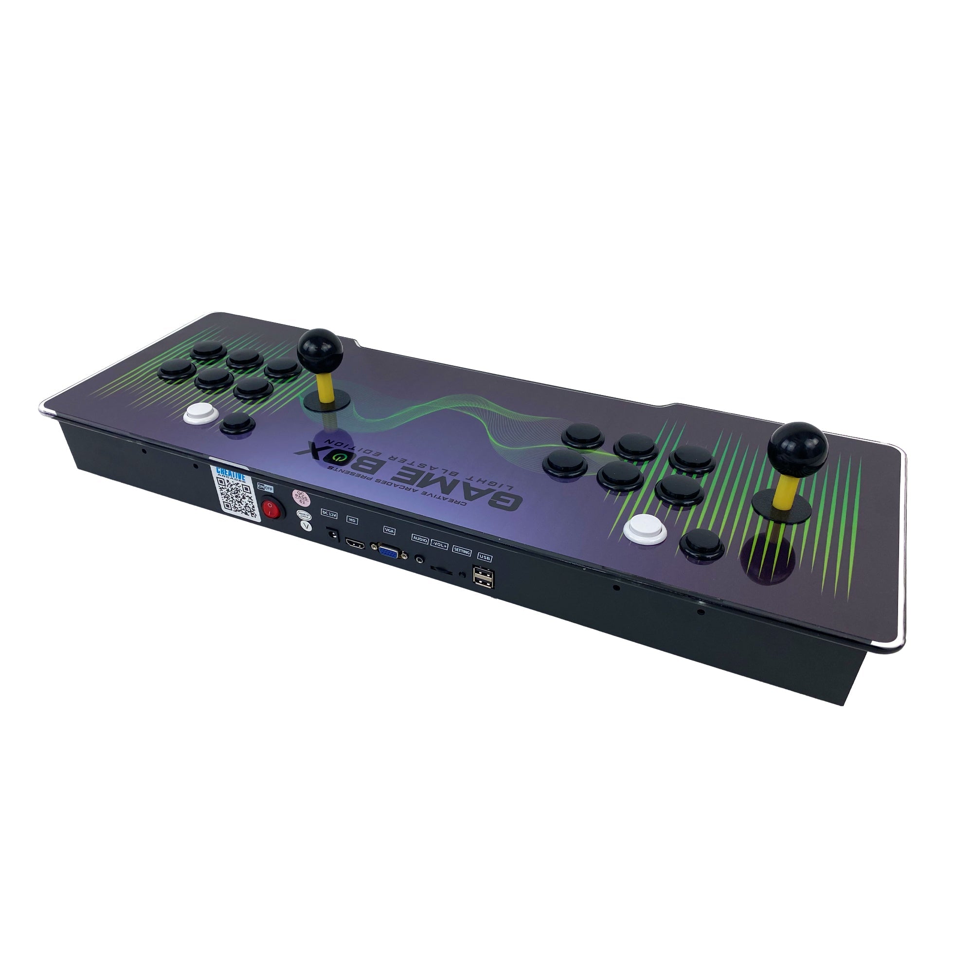 Creative Arcades NEW 10,134 in 1 Arcade Game Box Console | Light Blaster Edition