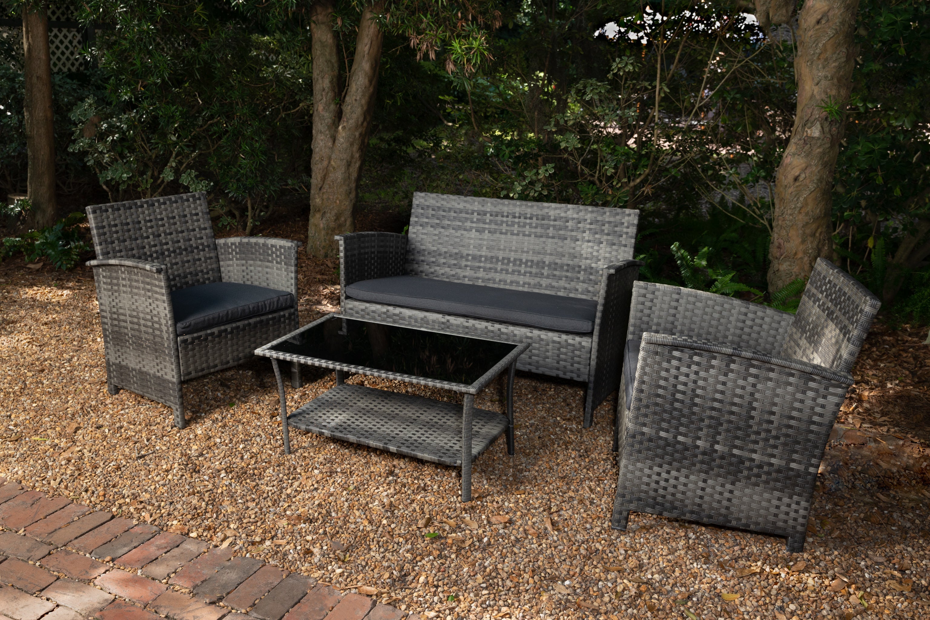Balkene Home Jareth Wicker Patio Set | 63177