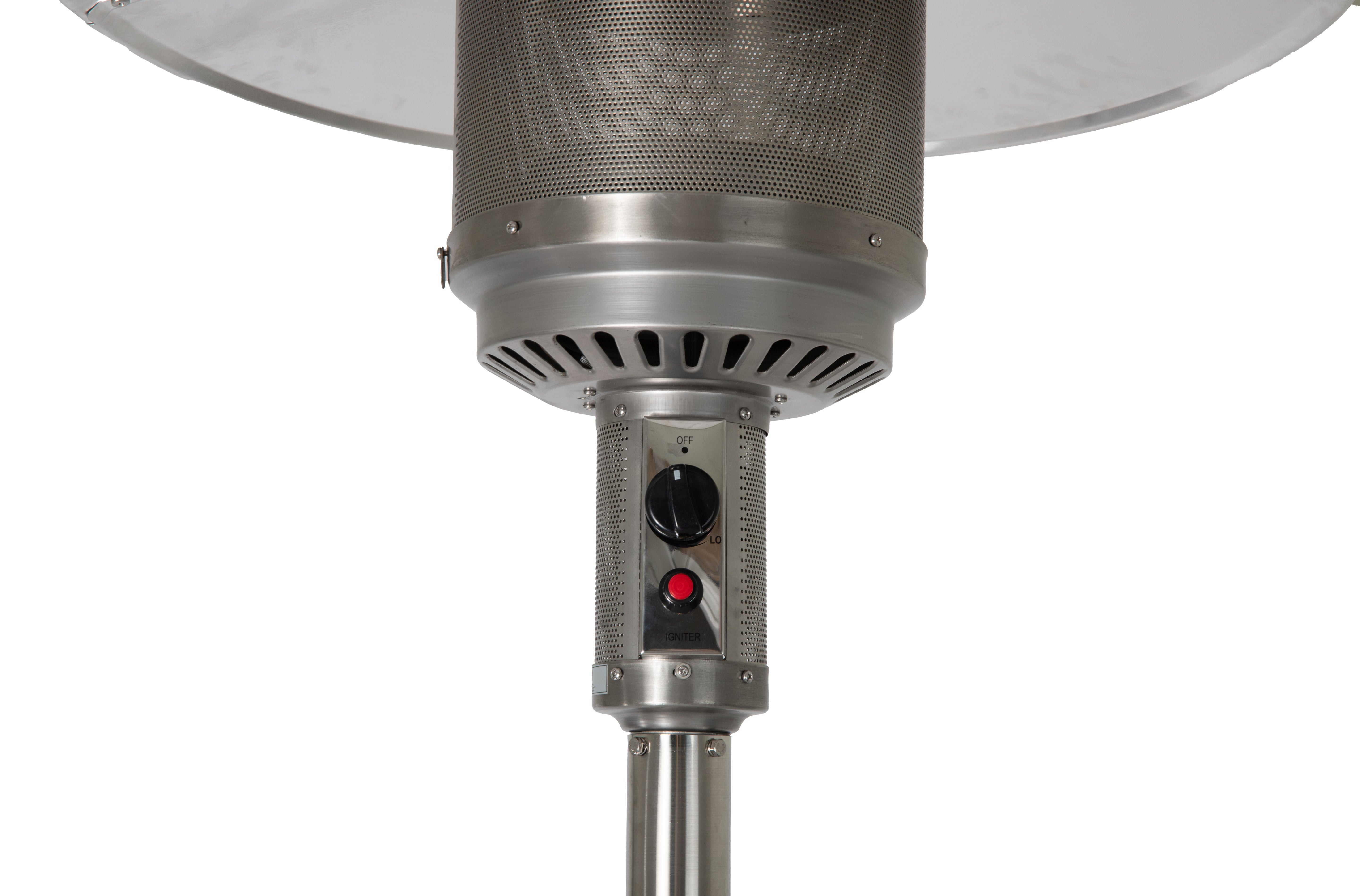Fire Sense Stainless Steel Patio Heater with Table | 65044