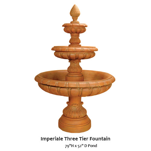 Majestic Three-Tier Garden Fountain