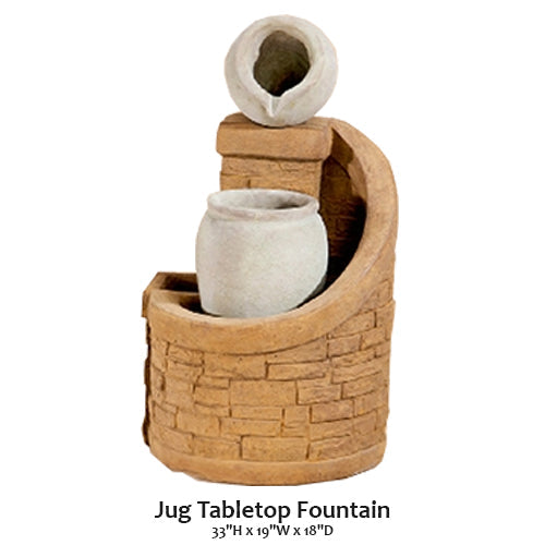 Charming Jug Tabletop Water Fountain