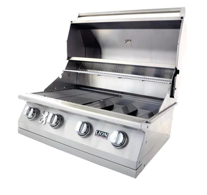 Lion Premium Grills L60000 32-Inch 4-Burner Stainless Steel Built-In Grill-L60000