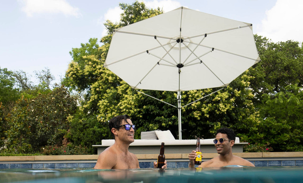 Ledge 9' Square Ultra Cantilever Umbrella