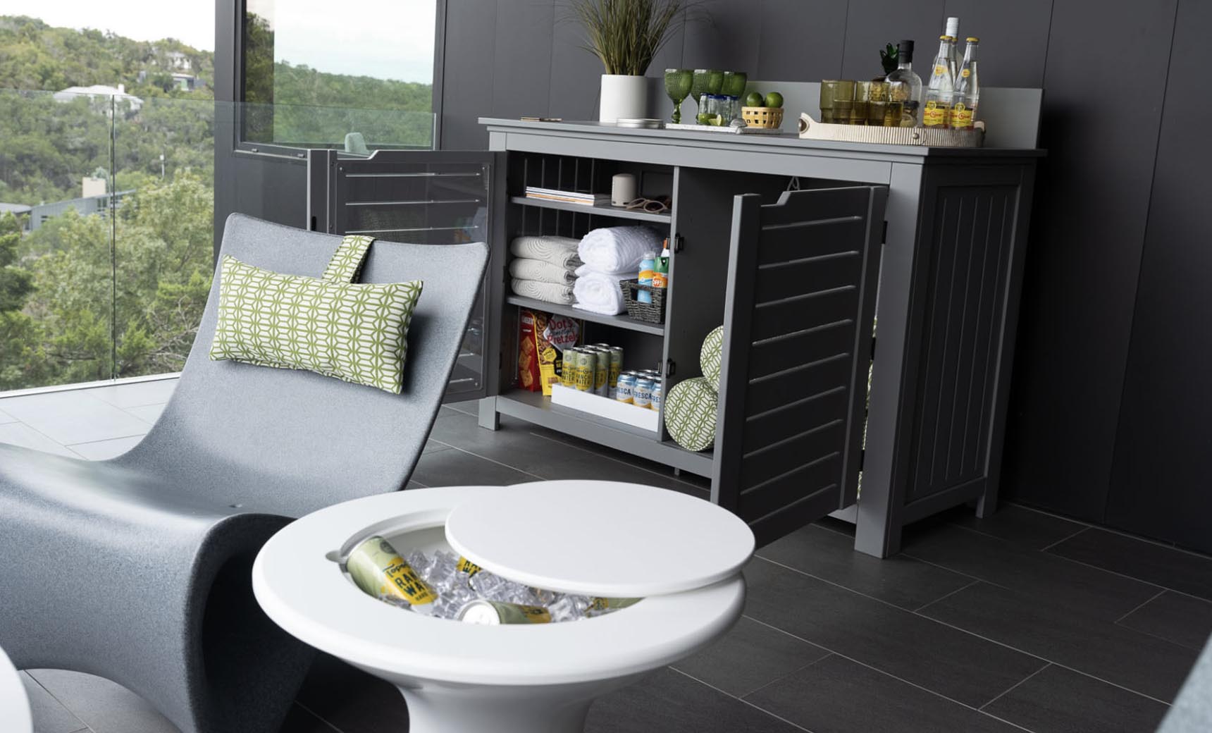 Ledge Mainstay Bar Credenza