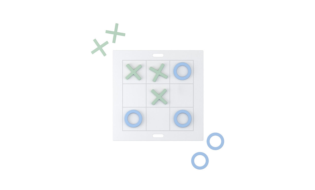 Ledge Checkers & Tic Tac Toe