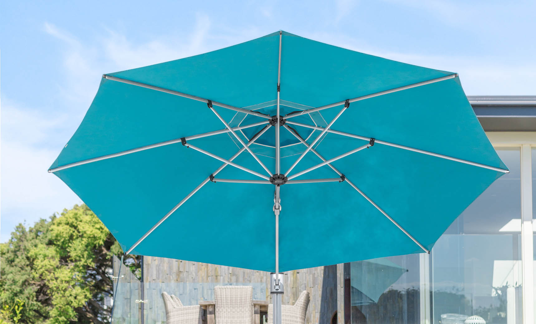 Ledge 9' Square Ultra Cantilever Umbrella