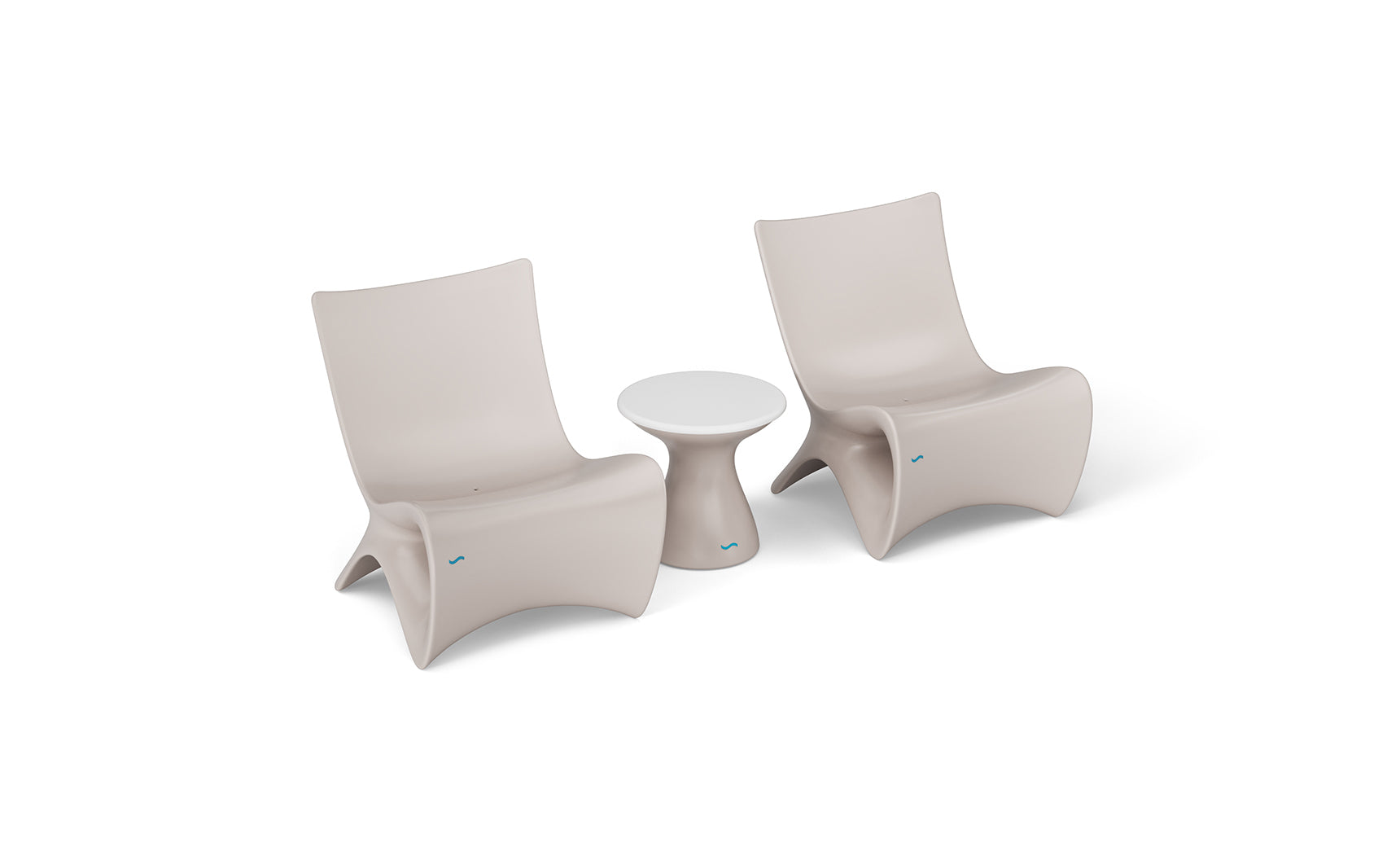 Ledge Autograph Chair and Side Table Set