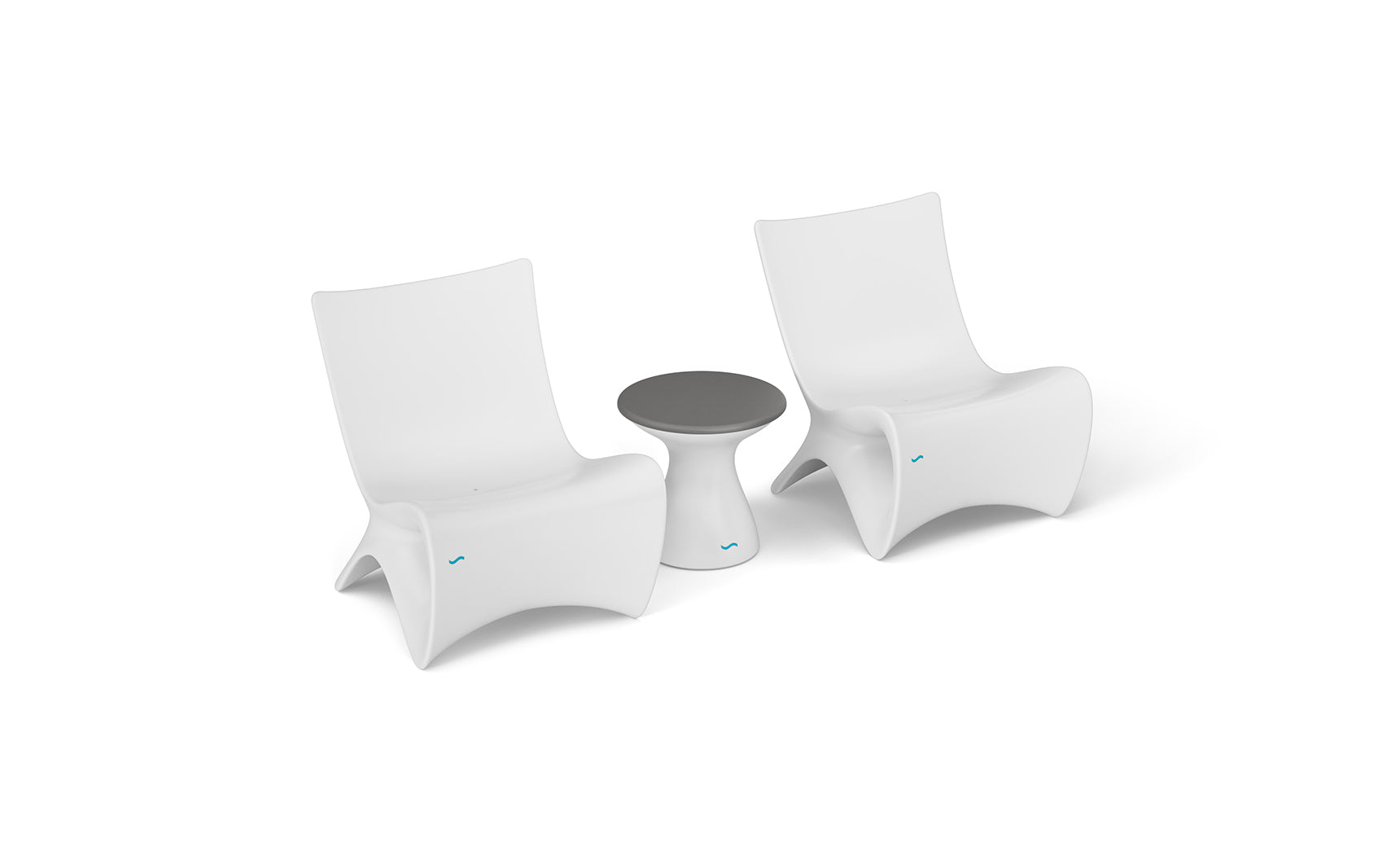 Ledge Autograph Chair and Side Table Set