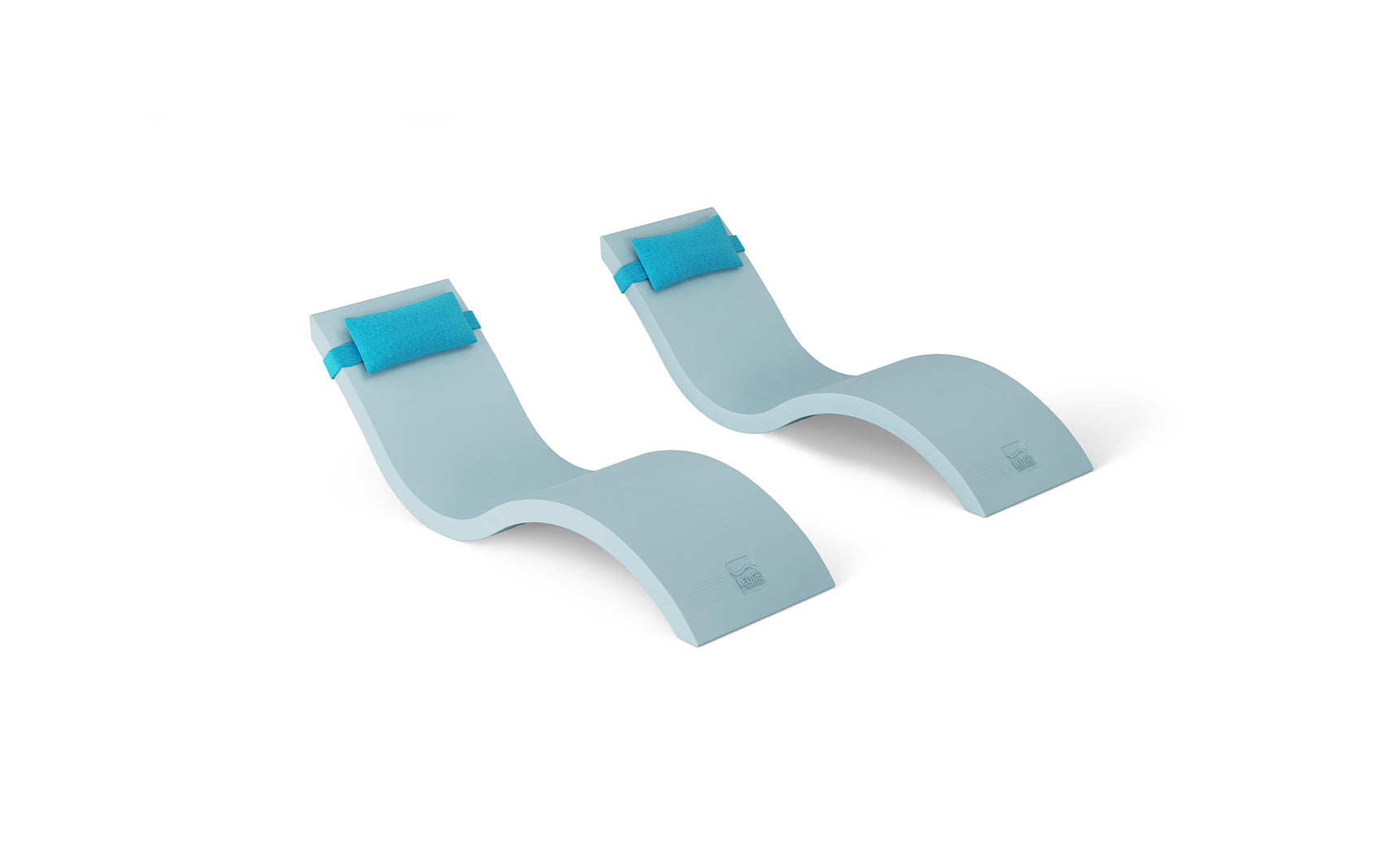 Ledge Signature Chaise and Headrest Pillow In-Pool Set