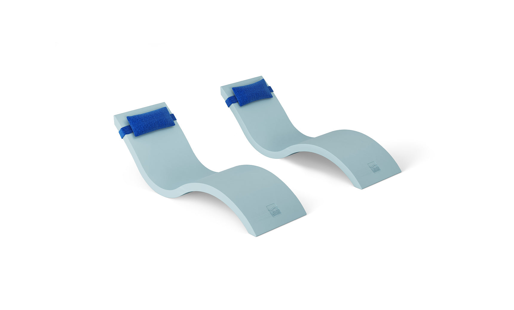 Ledge Signature Chaise and Headrest Pillow In-Pool Set