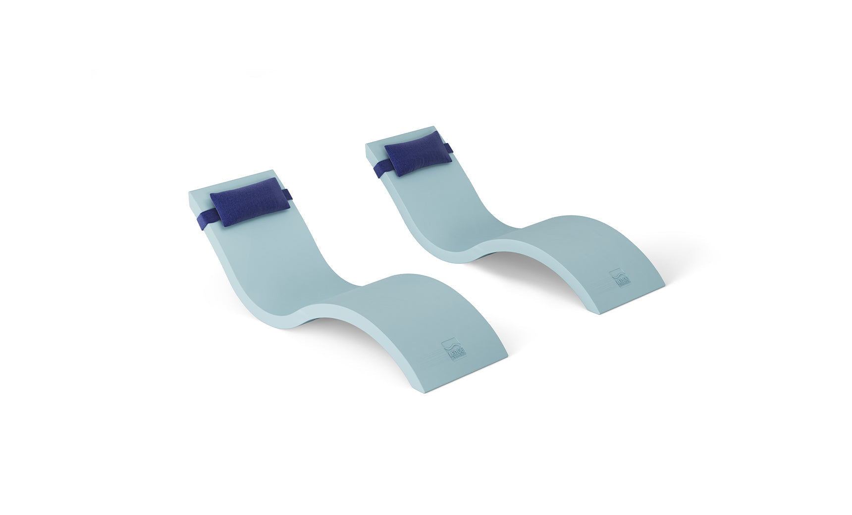 Ledge Signature Chaise and Headrest Pillow In-Pool Set