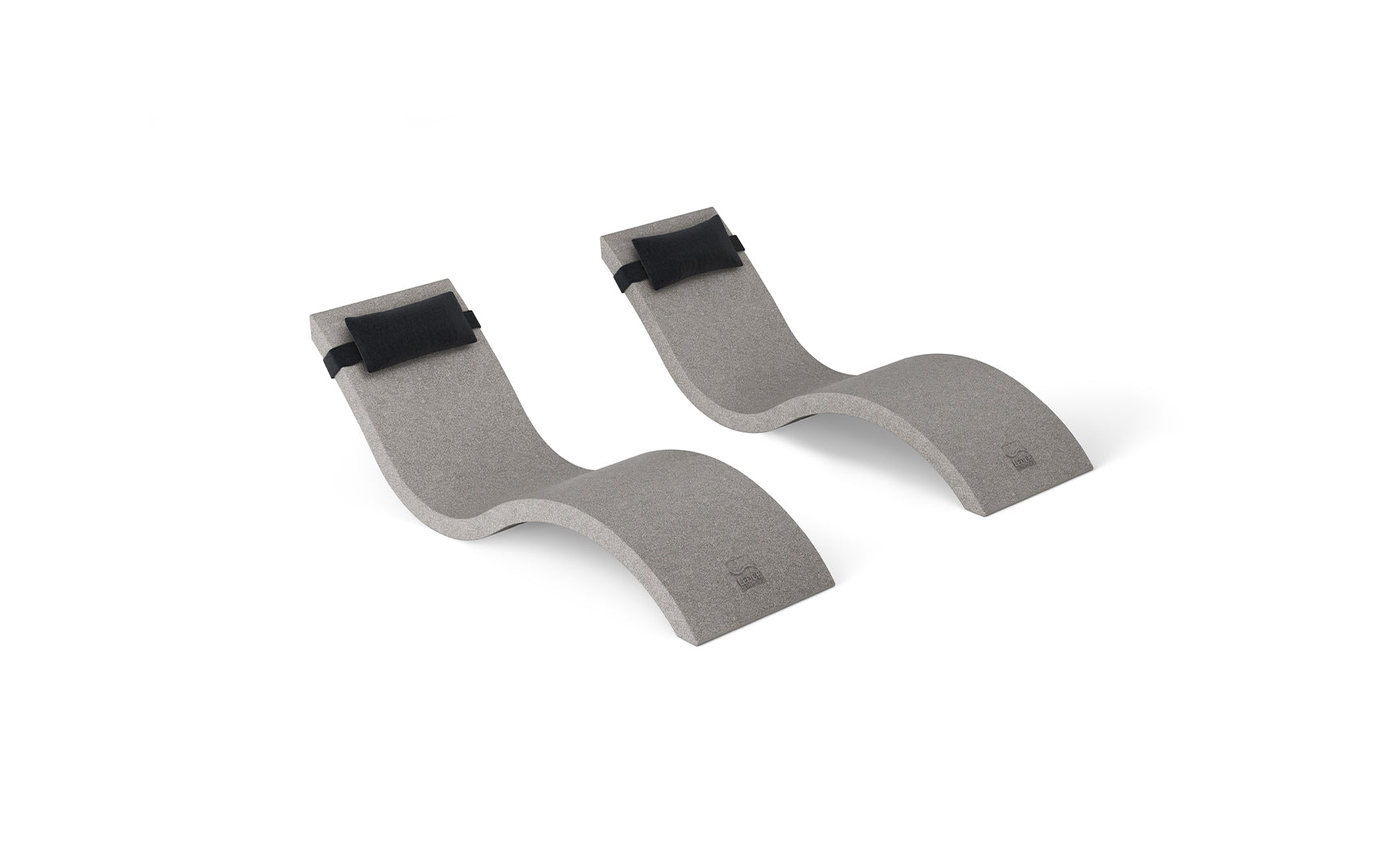 Ledge Signature Chaise and Headrest Pillow In-Pool Set