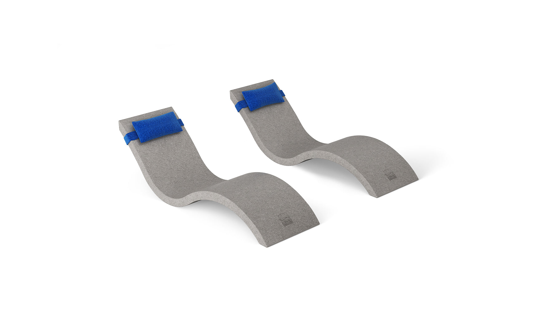 Ledge Signature Chaise and Headrest Pillow In-Pool Set