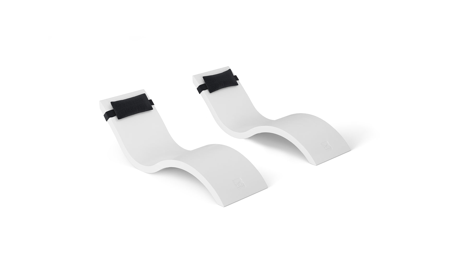 Ledge Signature Chaise and Headrest Pillow In-Pool Set
