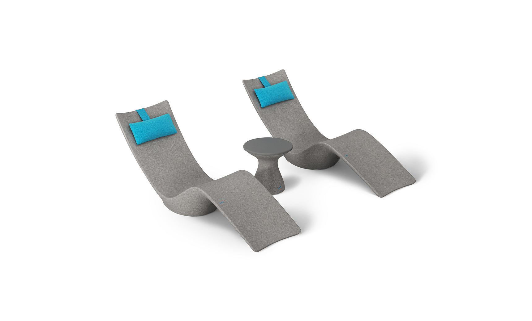 Ledge Autograph Chaise and Side Table In-Pool Set