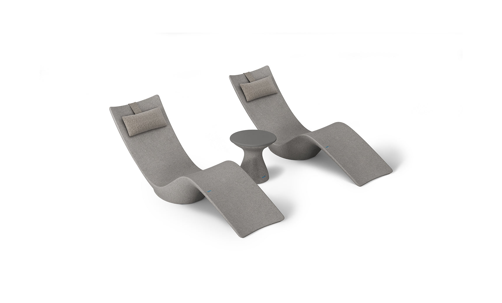 Ledge Autograph Chaise and Side Table In-Pool Set