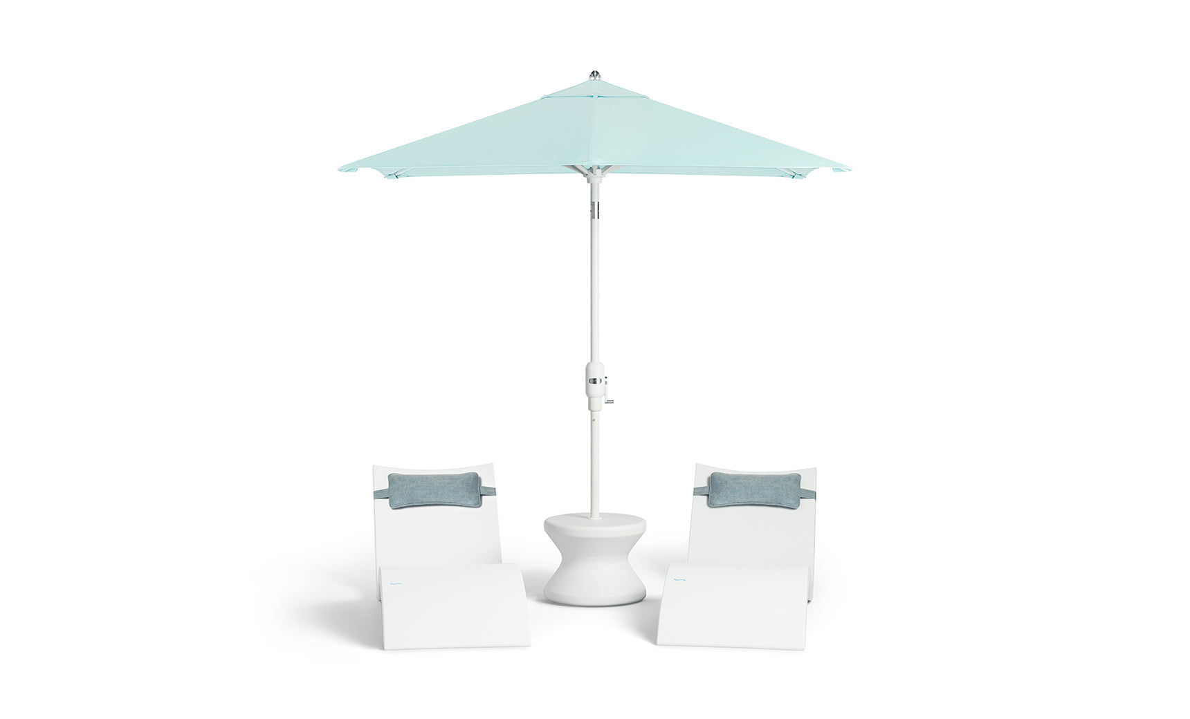 Ledge 6.5' Square Signature 360° Tilt Umbrella
