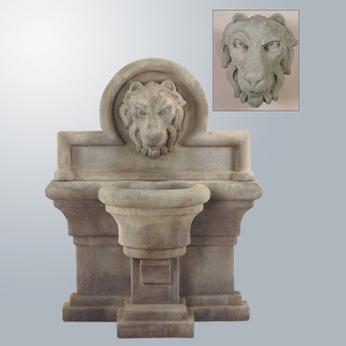Majestic Leone Grande Outdoor Wall Fountain
