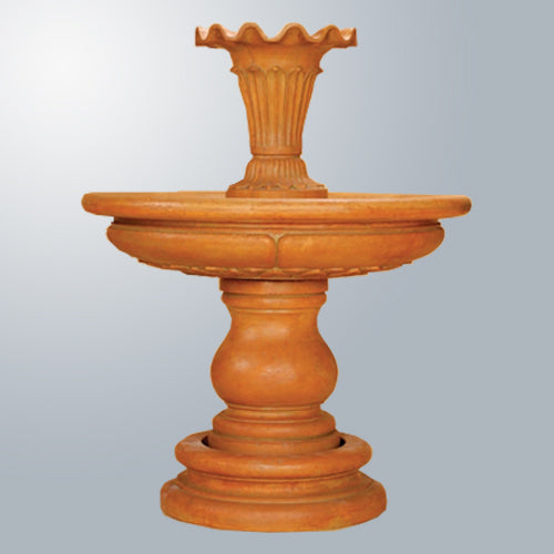 Serene Lily Garden Fountain